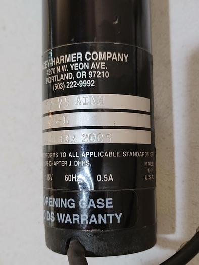 Parts Only Lacey - Harmer Company Laser Model: 8201-75 AINH Serial: 3329 5-l (110)