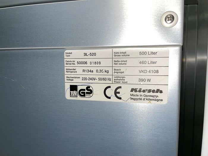 Used 2 x Kirsch BL-520 , blood storage refrigerators