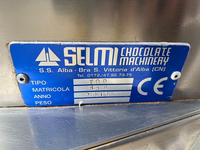 Used 2010 Selmi Chocolate Machinery TOP tempering machine