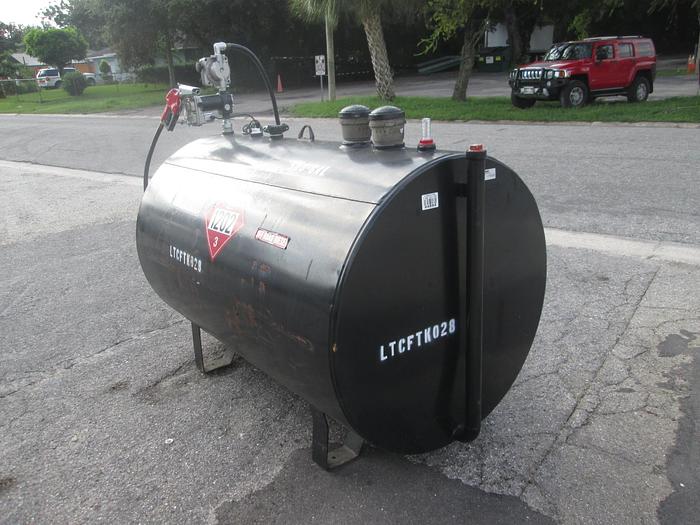Used 500 Gallon Double Wall Diesel Fuel Tank With Pump