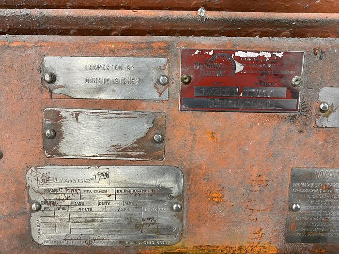 Used 500 HP AC MOTOR 1105 RPM REBUILT 2015