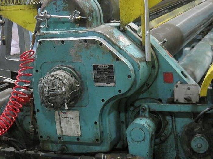 Used 1996 96" CAMERON CENTER SURFACE DUPLEX SLITTER REWINDER