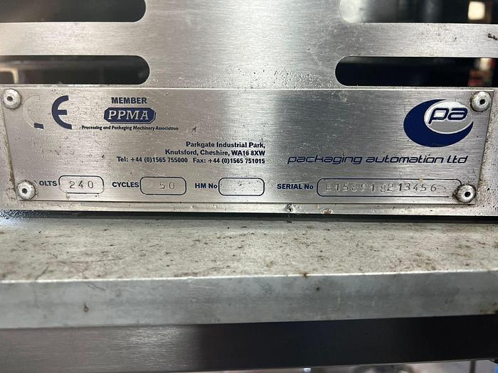 Used PA 182 ROTARY TRAY SEALER