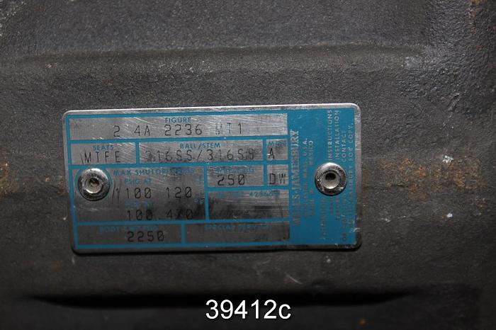 Unused Neles Jamesbury 2" Series 4000 Manual Ball Valve, 2 4A 2236 MT 1 #39412