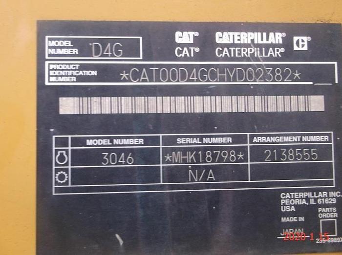 Used 2007 CATERPILLAR D4G XL