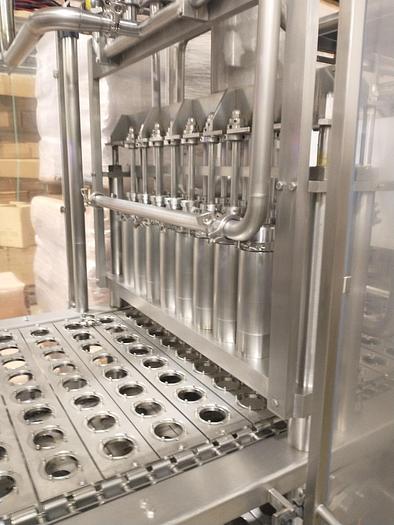 Used Modern Packaging Model MP 606 SL 1 x 8 Filling Machine