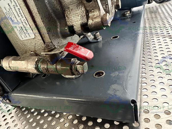 Used Welch  ChemStar 1400N Rotary Vane Oil Belt Vacuum Pump w/ Westinghouse AC Motor