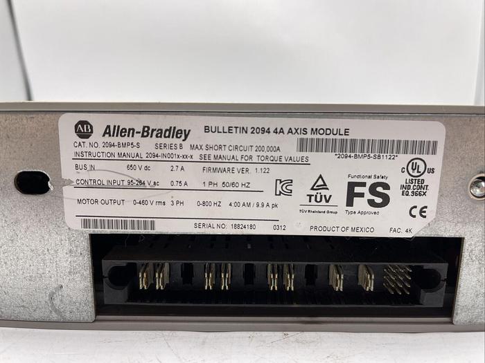 Used Allen-Bradley 2094-BMP5-S Ser. B