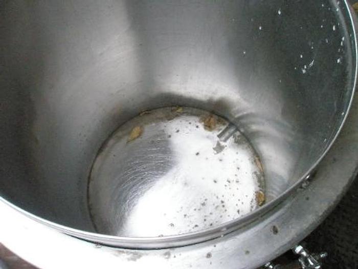 Used Tank, 25 Gallon, Stainless Steel, 18" x 24", Chromolox Heater, #S734898