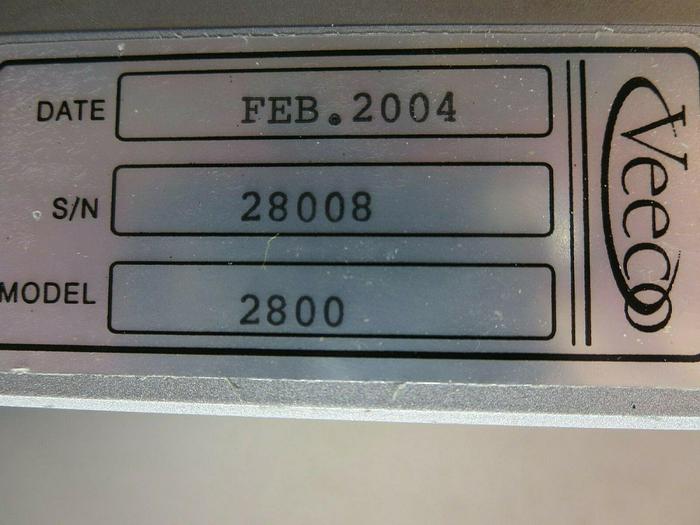 Used Veeco, Model 2800, Inspection Camera, Removed From Working System