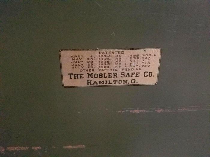 Used Mosler Safe circa 1940's working antique Gun or property Safe