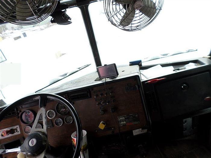 Used 1989 Peterbilt Flatbed Service Truck with IMT Auto Crane