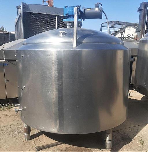 Used 600 GALLON ST. REGIS MIX TANK - S/S - JACKETED