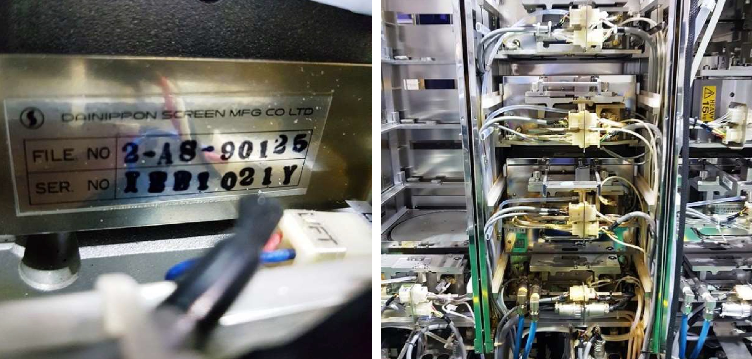 Used 1995 DNS Dainippon Screen SK-W80B-AVPE 2C2D Coater Developer