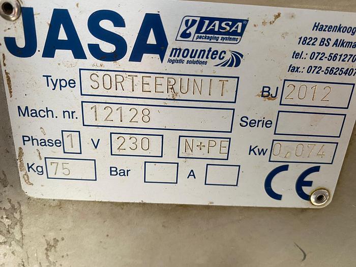 Gebruikt 2012 Jasa Uitleesband/ leesband/ rollensorteerder/ transportband, type: MAB-650P