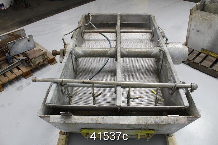 Used Bird JS24 Vibrating Screen, Stainless Steel #41537