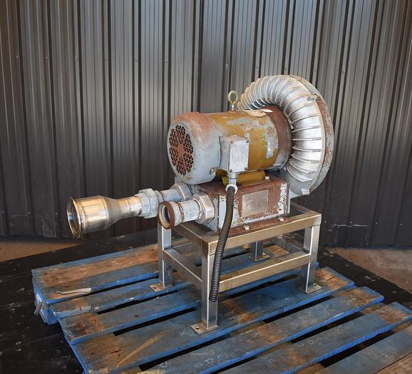 Used USED SPENCER VORTEX REGENERATIVE BLOWER, 262 CFM, 2" INLET