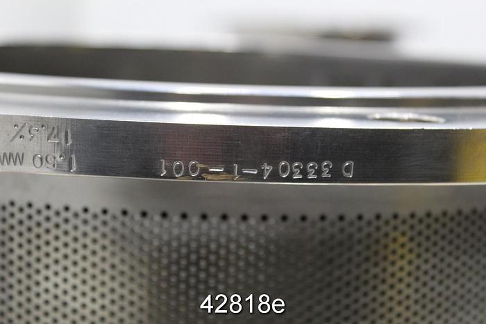 Unused Thune Kvaerner SP-32 Screw Press Basket with 1.5mm Holes #42818