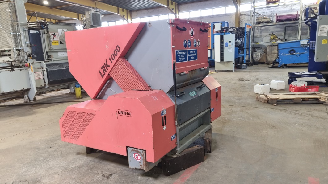 Used Einwellenzerkleinerer Untha LRK 1000