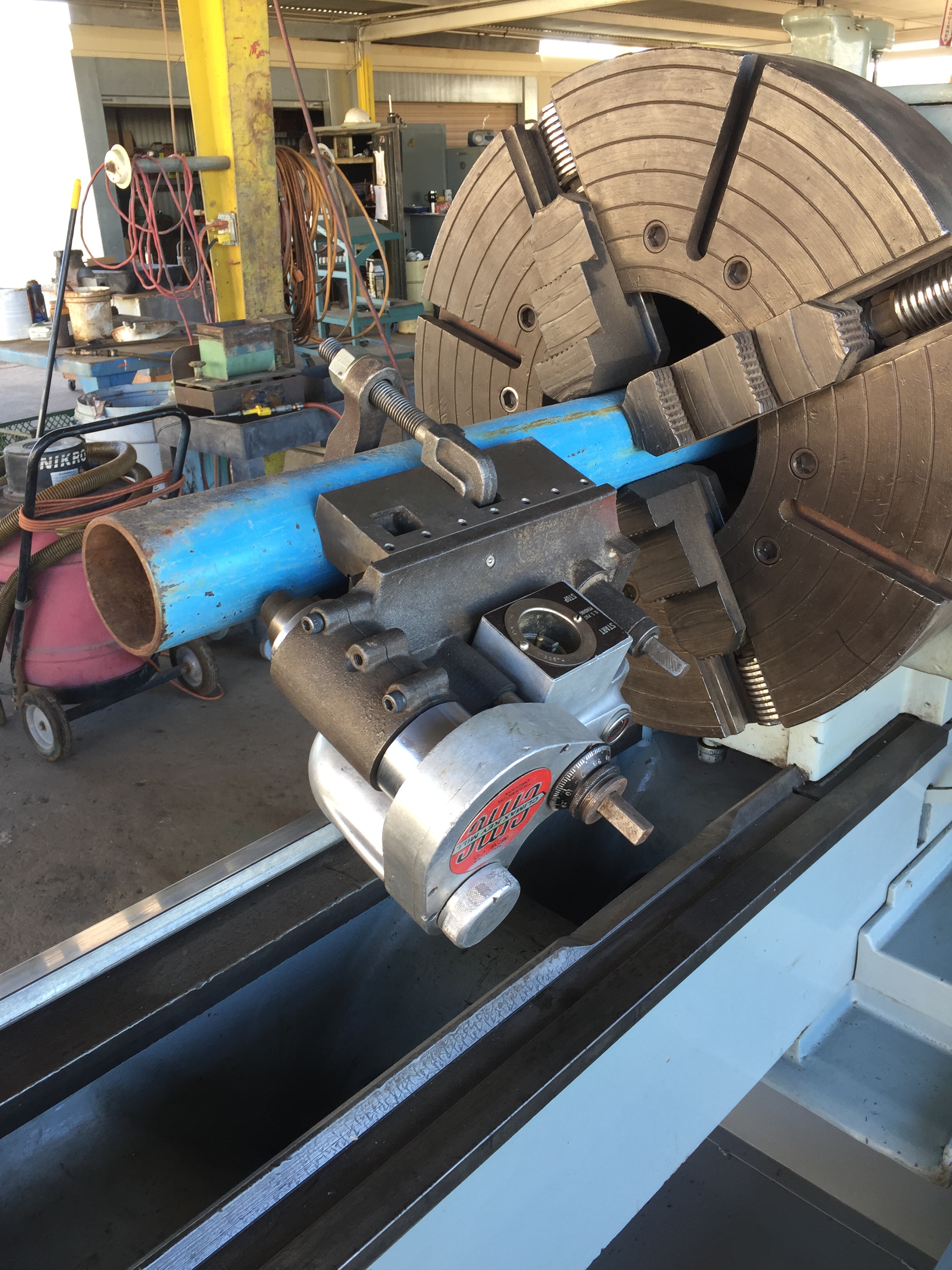 Used Climax Mdl. 65 Portable Keyway Milling Machine Shaft Clamp with Hardware 120 V.A.C.