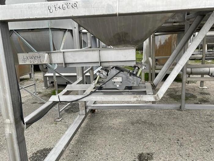Used Stainless Steel Dual Surge Hopper System