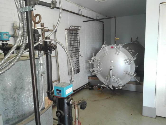 Used Autoclave (horizontal) and Ajax Boiler