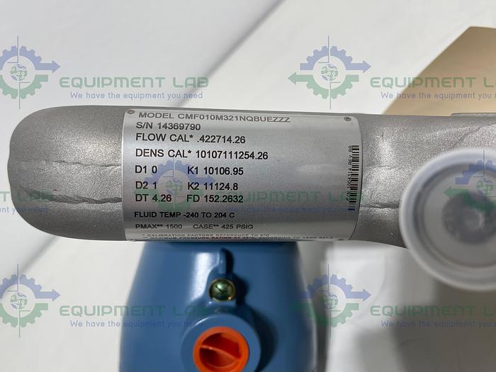 Emerson Micro Motion  CMF010M321NQBUEZZZ Mass Flow Sensor 1/2" Sanitary Fitting