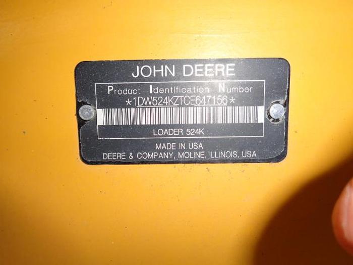 Used 2012 John Deere 524K- Stock #: 8612