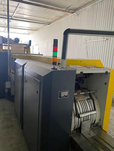 Used (visible in production) 2012 SOMTAS BAG MASTER L/INLINE  Flat & Satchel Paper Bag Making Machine with 4 col. Flexo