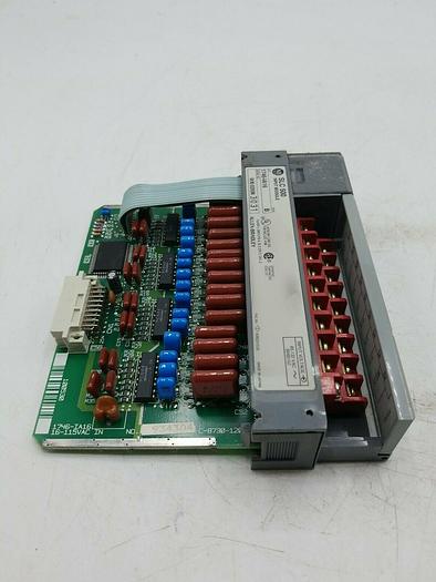 Used LOT OF 2 ALLEN BRADLEY SLC 500 INPUT MODULE 1746-IA16 Ser. B