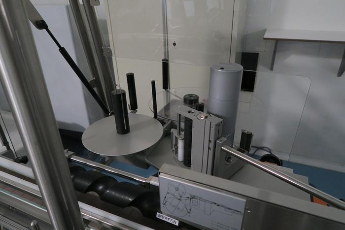Used Herma Bottle Labeller