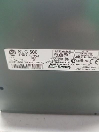 Used Allen Bradley 1746-P2 Ser. C . 1746-A7 Ser B