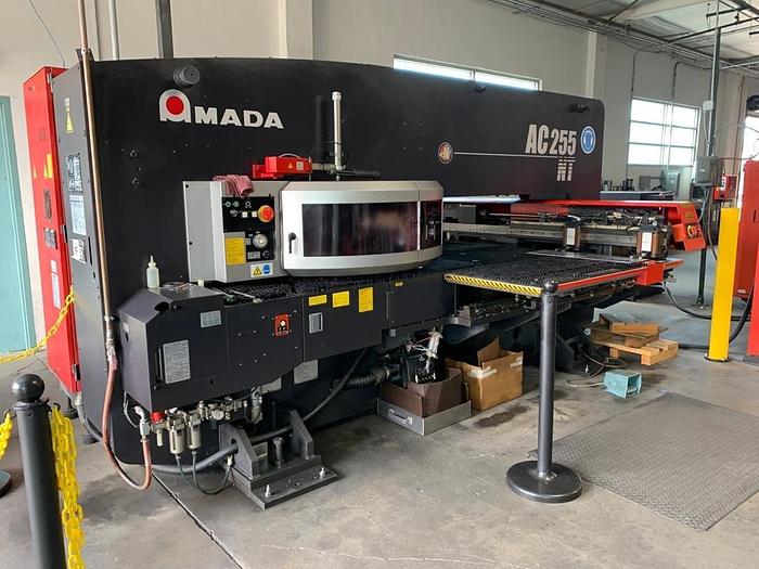 Used 2008 22 Ton Amada AC-255NT CNC Turret Punch