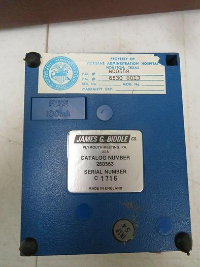 Used James G. Biddle Co Mark IV Conductivity Test Kit Catalog No. 260560