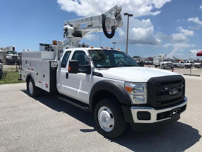 Used Altec AT40G 45ft Articulating Telescopic Bucket Boom on 2012 Ford F550 4x4 Extended Cab - C14976