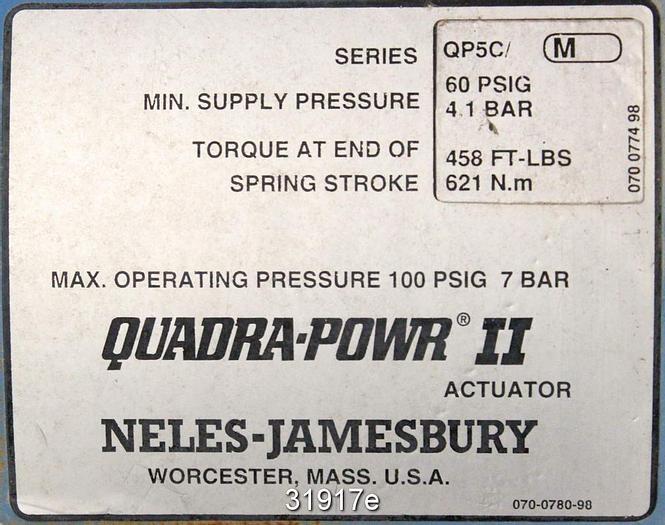 Used Neles Jamesbury R1CB10CCJK 10" R-Series Segment Valve #31917