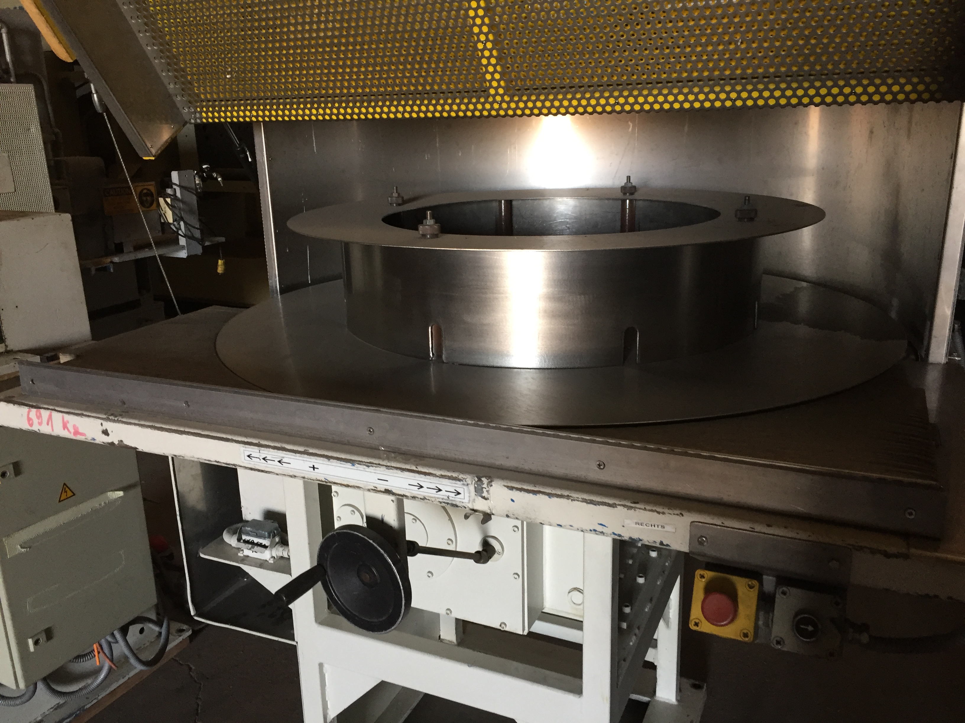 Used Rod Rolling Mill with Pay-Off / Re-Wind