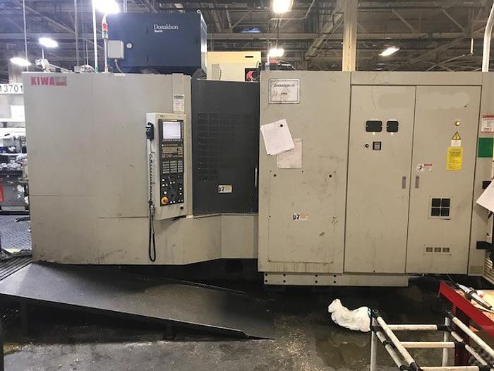 Used KIWA KH45 4 AXIS 400MM HORIZONTAL MACHINING CENTER