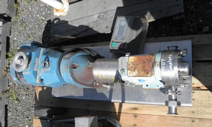 Used Pump, Positive, Waukesha, Mdl 030, S/st, 1.5 HP, 2.5" #S740917