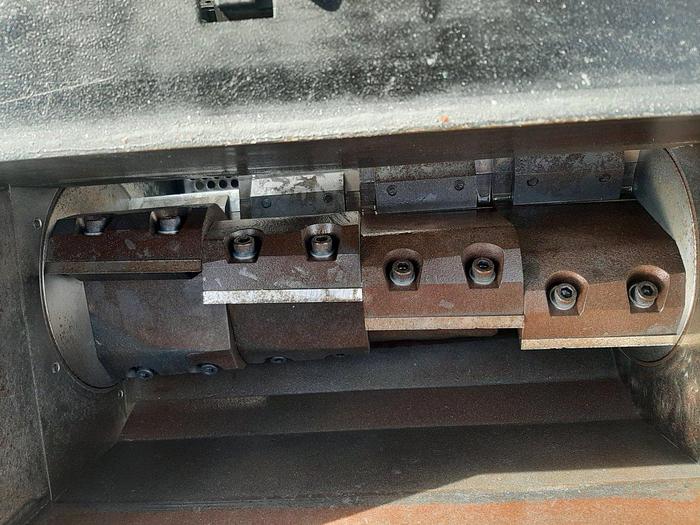 Used Rapid F-19 Plastic Granulator with Conveyor, 15 HP - #S744853