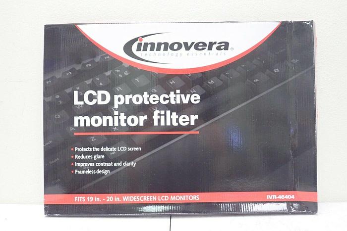 Used Innovera IVR-46404 19" - 20" Widescreen LCD Protective Monitor Filter 50686024464049