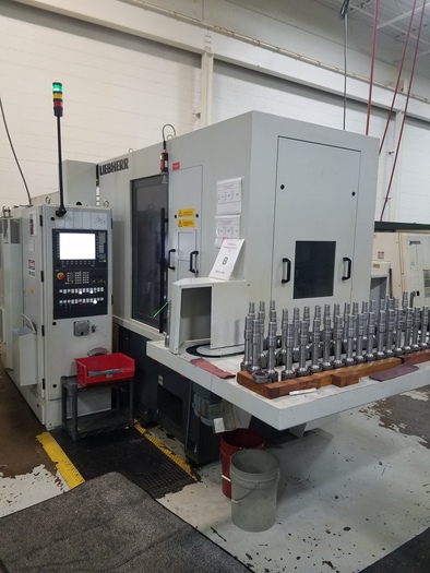 2017 LIEBHERR LC-180 CNC GEAR HOBBER WITH STOCKER TABLE