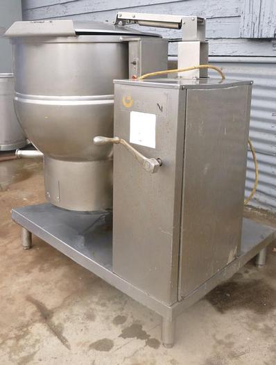 Used Kettle, 40 Gallon, S/st, Jkt, Groen/Dover, 50 PSI, Tilt #S743648