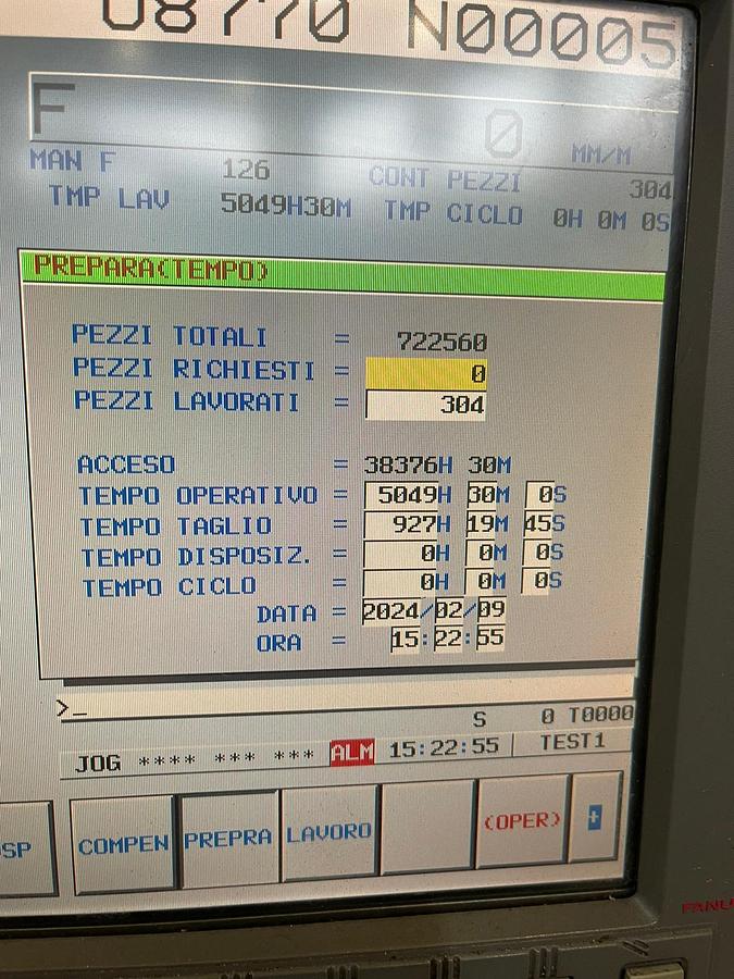 Usato 2004 TORNIO CNC BIGLIA B 470 YSM