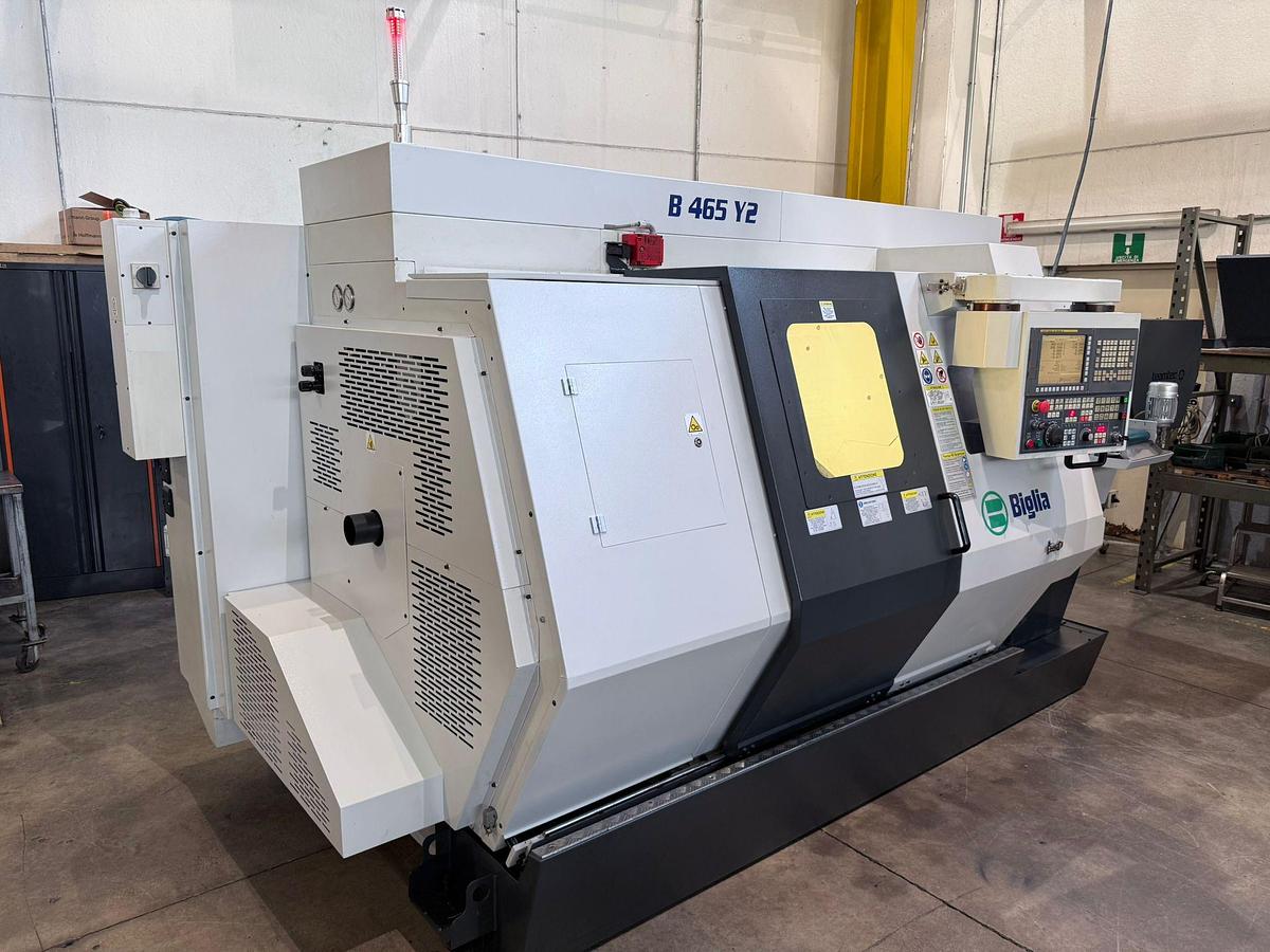 Ricondizionato ANNO 2012 TORNIO CNC BIGLIA B 465 Y2