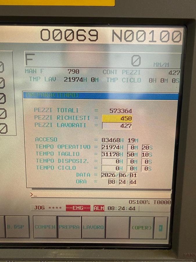 Usato 2005 TORNIO CNC BIGLIA B 650 YS