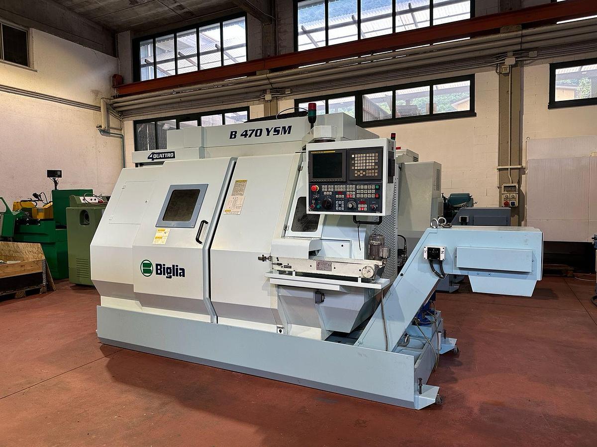 Usato 2005 TORNIO CNC BIGLIA B 470 YSM