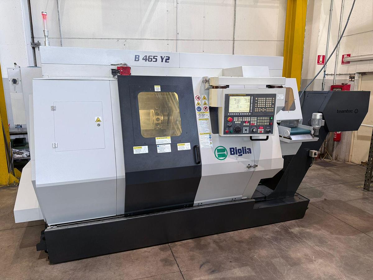 Ricondizionato ANNO 2012 TORNIO CNC BIGLIA B 465 Y2