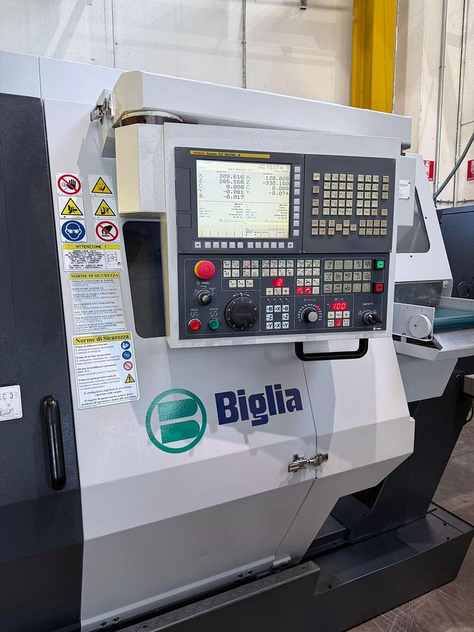 Ricondizionato ANNO 2012 TORNIO CNC BIGLIA B 465 Y2