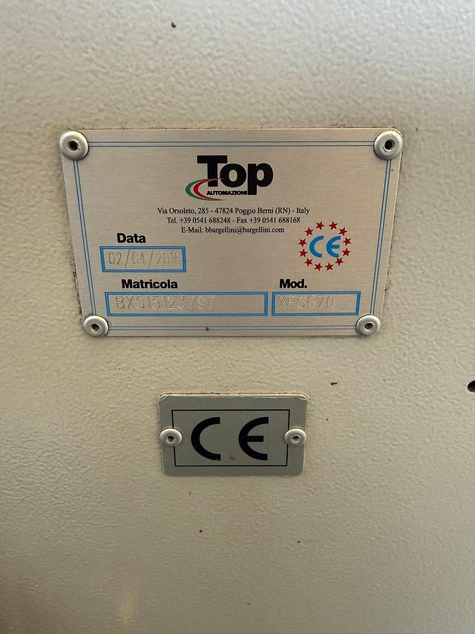 Usato TOP AUTOMAZIONI X-FILES XFS 670 ANNO 2016